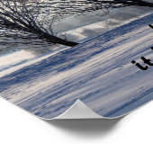 Kindness is als sneeuw - Kahlil Gibran Quote Poster (Hoek)