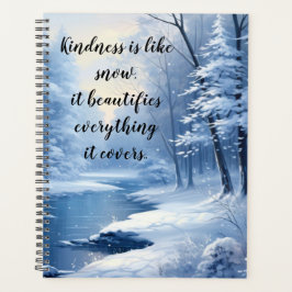 Kindness is als sneeuw planner