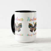 Kindness is altijd mooi mok (Voorkant links)