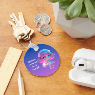 Kindness is Contagious, Care is Powerful Key Ring Sleutelhanger