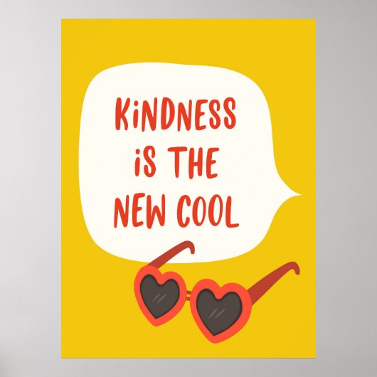 Kindness is de nieuwe kool poster (Voorkant)