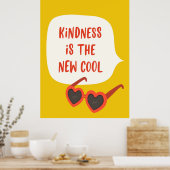 Kindness is de nieuwe kool poster (Keuken)