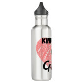 Kindness is een gouden thermische tumbler waterfles (Links)