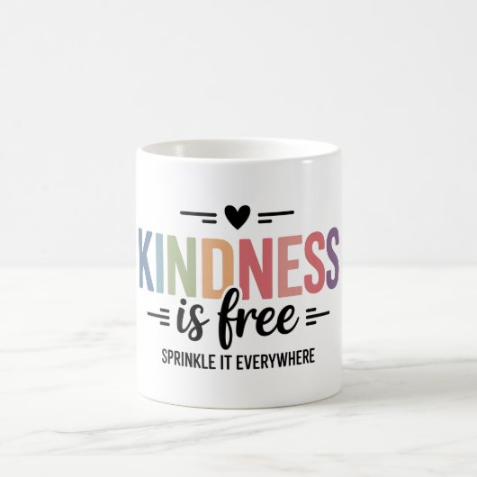 Kindness Is Free Sprinkle It Everywhere Koffiemok (Center)