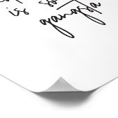 Kindness is Gangsta Inspirerend Quote Art Print (Hoek)