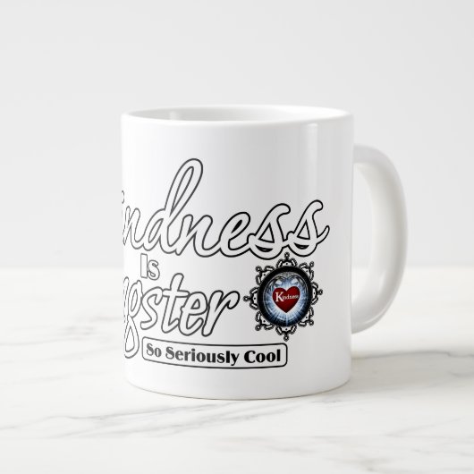 Kindness is gangster grote koffiekop (Voorkant rechts)