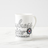 Kindness is gangster porselein kop (Voorkant rechts)