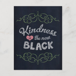 Kindness is het New Black Inspirerend Briefkaart