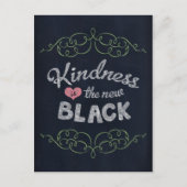 Kindness is het New Black Inspirerend Briefkaart (Voorkant)