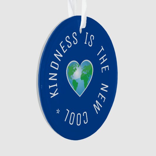 Kindness is het nieuwe coole citaat ornament (voorkant)