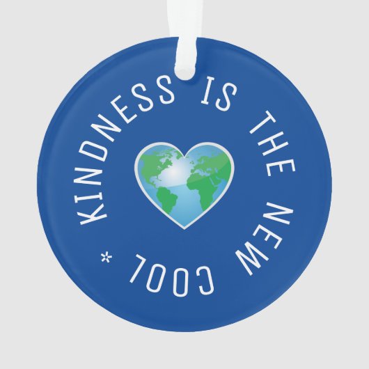 Kindness is het nieuwe coole citaat ornament (achterkant)