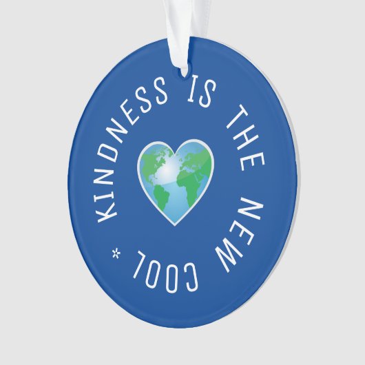 Kindness is het nieuwe coole citaat ornament (voorkant)