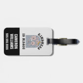 Kindness is Magic  Flowers Bagagelabel (Achterkant horizontaal)