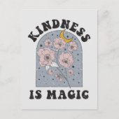 Kindness is Magic Flowers Briefkaart (Voorkant)