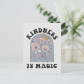 Kindness is Magic  Flowers Briefkaart (Staand voorkant)