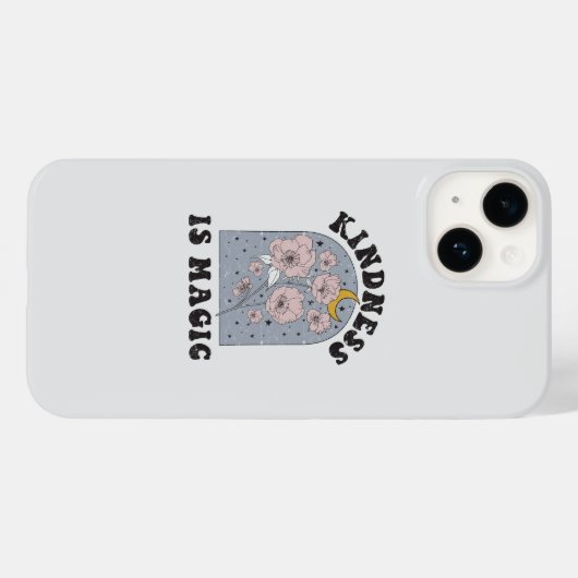 Kindness is Magic Flowers Case-Mate iPhone Case (Achterkant (horizontaal))