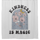 Kindness is Magic  Flowers Douchegordijn (Voorkant)