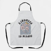 Kindness is Magic  Flowers Schort (Voorkant)