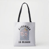 Kindness is Magic  Flowers Tote Bag (Voorkant)