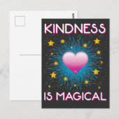 Kindness is magisch Inspirerend regenboog Briefkaart (Voorkant / Achterkant)