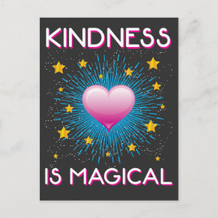 Kindness is magisch Inspirerend regenboog Briefkaart
