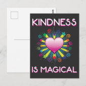 Kindness is magisch Rainbow Star-Inspirerend Briefkaart (Voorkant / Achterkant)