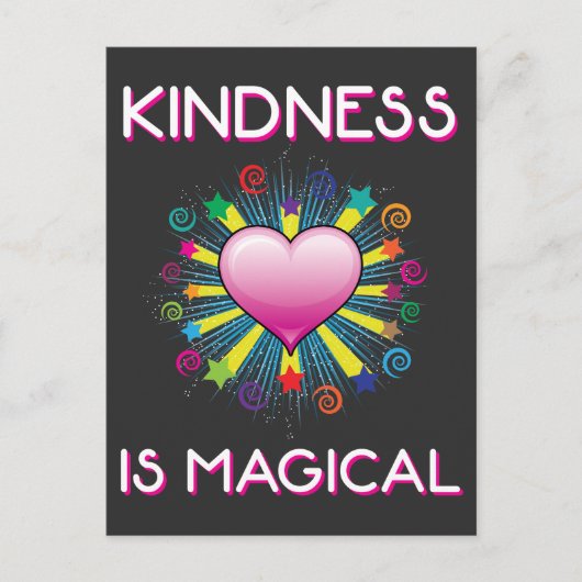Kindness is magisch Rainbow Star-Inspirerend Briefkaart (Voorkant)