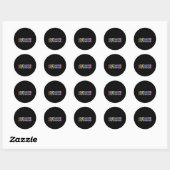 Kindness is mijn Superpower-bewustzijn Ronde Sticker (Vel)
