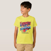"Kindness Is My Superpower" Boys’ T-Shirt (Voorkant volledig)