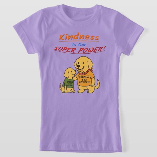 “Kindness Is Our SuperPower” Buddy T‑Shirt T-shirt (Laagn)