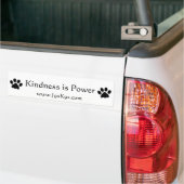 Kindness is power Bumpersticker (Op Truck)