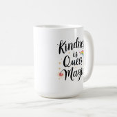 Kindness Is Queer Magic Rainbow Quote LGBTQ+ Koffiemok (Voorkant rechts)