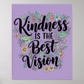 kindness is the best vision poster (Voorkant)
