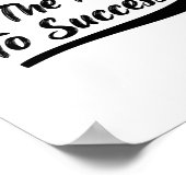 Kindness is the key to success quote poster (Hoek)