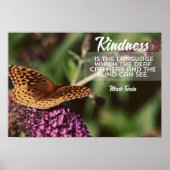 Kindness Is The Language Poster (Voorkant)