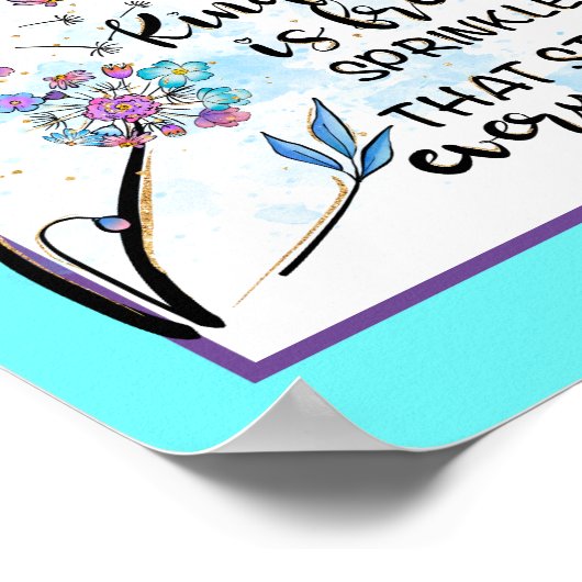 Kindness is vrij Poster (Hoek)