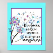 Kindness is vrij Poster (Voorkant)