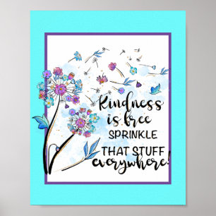 Kindness is vrij Poster