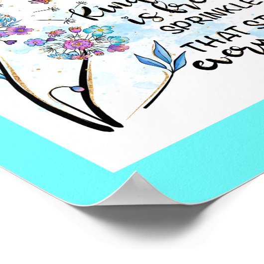 Kindness is vrij Poster (Hoek)