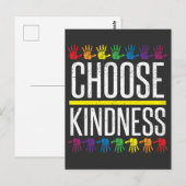 Kindness Kies Sind - Stop Bullies Spread Love Briefkaart (Voorkant / Achterkant)
