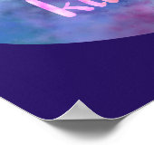"Kindness kiezen" Nebula Poster (Hoek)