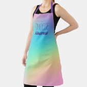 "Kindness kiezen" pastelregenbooggradiënt Schort (Insitu)