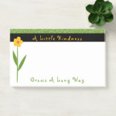 Kindness kweekt bloemen Inspirerend 10 x 6 Post-it® Notes (Kantoor)