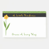 Kindness kweekt bloemen Inspirerend 10 x 6 Post-it® Notes (Voorkant)