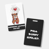 Kindness Leader Badge Label Derde graad leraar (Voor- en achterkant)