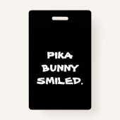 Kindness Leader Label Badge Pass Vijfde graad lera (Achterkant)