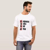 Kindness Looks Good On You Quote Tee T-shirt (Voorkant volledig)