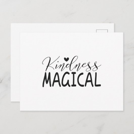 Kindness magisch briefkaart (Voorkant / Achterkant)