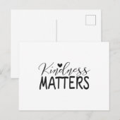 Kindness matters briefkaart (Voorkant / Achterkant)