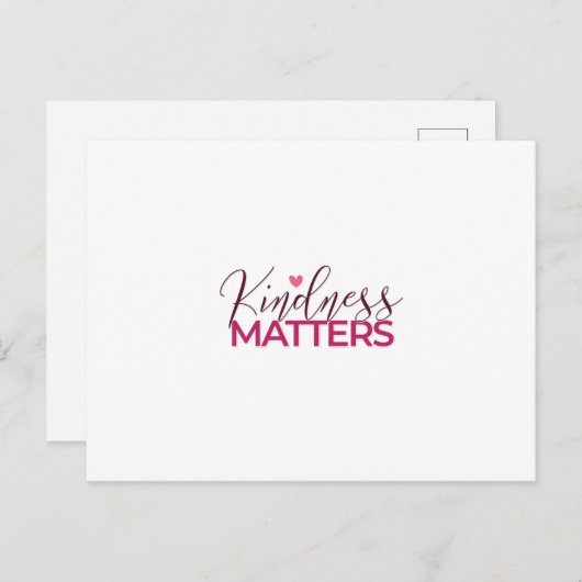 Kindness Matters Briefkaart (Voorkant / Achterkant)